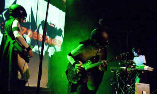 OGS� ET BAND: Filmprosjektet er inspirert av bandet Ultra Sheriff. Foto: Morten Espeland