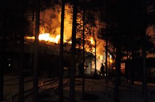 INNR�MT: To av fire mistenkte gutter har n� innr�mmet at de skal ha lekt med ild ved T�rn�sen skole. Foto: Tipser.no