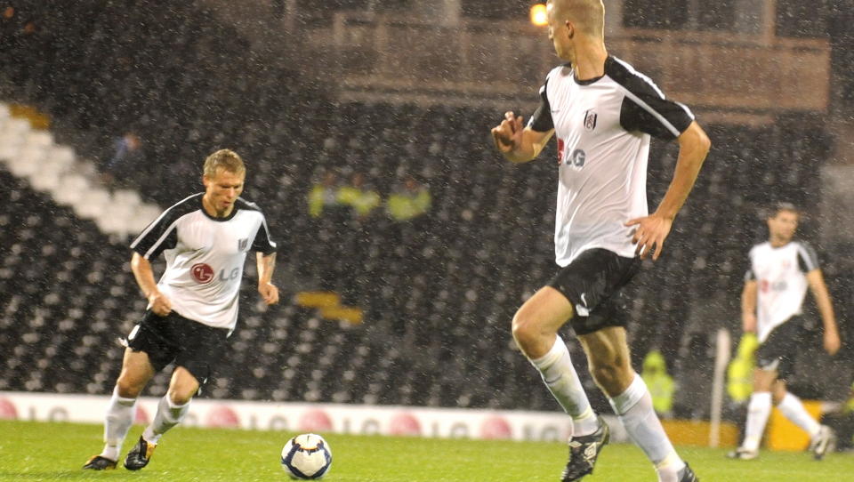 VIKINGER: Brede Hangeland starter trolig returkampen mot Juventus i kveld, mens Bj�rn Helge Riise er klar for benken til tross for at han nettopp har v�rt syk.Foto:  Keith Hammett / Dagbladet
