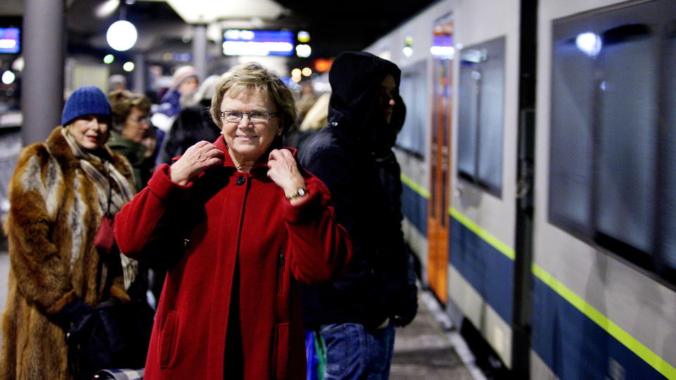 I HARDT V�R:  Samferdselsminister Magnhild Meltveit Kleppa.
Foto: Espen R�st