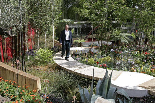 SHOWHAGE: The Lloyds TSB Garden var en av deltakerne i konkurransen i 2009. Foto: Scanpix