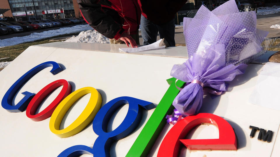  PAKKER SAMMEN:  Google vil v�re ute av Kina innen tre uker, skriver kinesiske medier. FOTIO:AFP/SCANPIX.