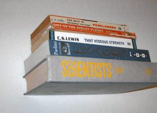 LAG DEN SELV: Det finnes mange gj�r det selv-varianter av denne hylla Foto: Instructables
