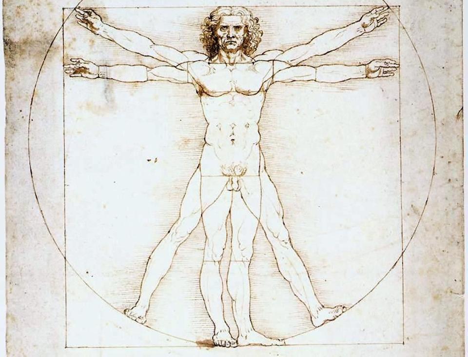 MENNESKETS NATUR: Evolusjonspsykologien kan ikke svare p� hva det vil si � v�re et menneske, skriver Thomas Hylland Eriksen. Illustrasjon Leonardo da Vinci/Wikimedia Commons