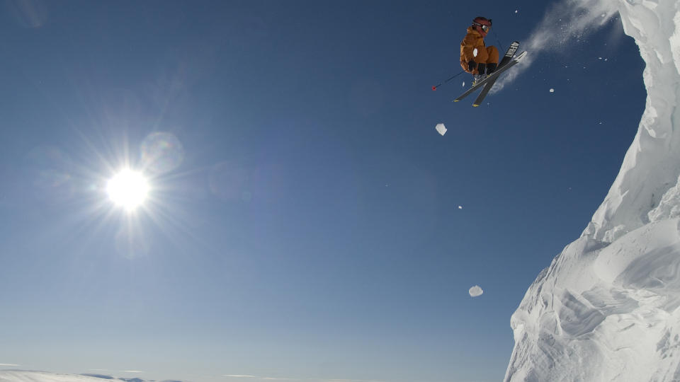 SKAVL: Det er viktig � vite hva du gj�r om du skal ta en skavl som Erik Finseth her. Foto: Trond Aalde, Oppdal Skisenter
