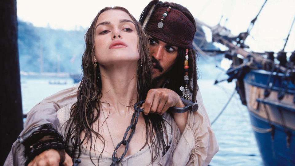 POPUL�RE PIRATFILMER: Johnny Depp kommer tilbake som Jack Sparrow i den fjerde �Pirates of the Caribbean�-filmen, som skal ha premiere i mai til neste �r. Keira Knightley spiller derimot ikke i den neste filmen. Foto: SCANPIX