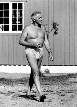 MENER BORTEN SATTE STANDAREN: Oslo-ordf�rer Fabian Stang mener Borten satt standarden for hva det er uproblematisk at en politiker er avbildet i allerede i 1969. Foto: �ystein Kleiven