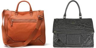 FRA VENSTRE: Mango (kr 599), Givenchy (kr 11.400). Foto: MyTheresa.com, produsenten