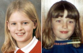 DREPT: Ti�ringene Holly Wells (til venstre) og Jessica Chapman ble drept av huntley i 2002. Foto:  EPA