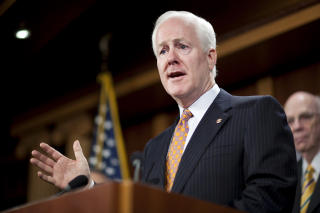 LOVER KAMP I SENTATET: Den republikanske senatoren John Cornyn. Foto: REUTERS/Joshua Roberts/SCANPIX LOVER KAMP I SENTATET: Den republikanske senatoren John Cornyn. Foto: REUTERS/Joshua Roberts/SCANPIX