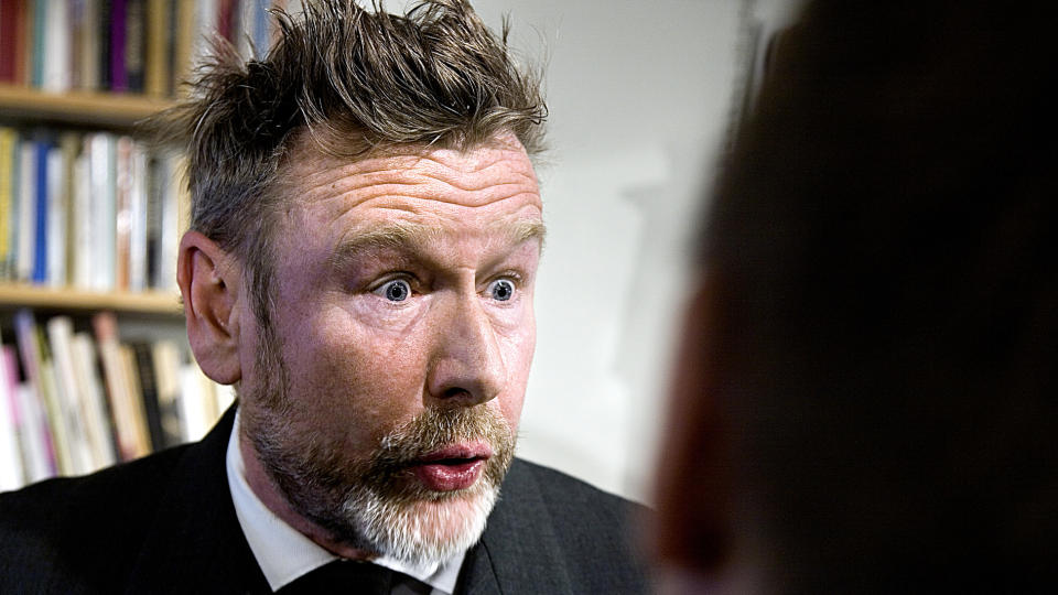 I MEDVIND: Forfatteren Tomas Espedal er nominert til Nordisk R�ds litteraturpris. Onsdag blir det offentlig hvem som vinner den prestisjetunge bokprisen. Foto: Anders Gr�nneberg