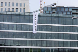 SPORTSMANSHIP: Taperen Pricewaterhousecooper gratulerte tilbake.