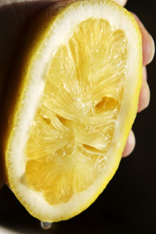 SITRON: Ikke like god p� p�sketur som appelsinen, men gir deg mye mer spenning n�r du kommer hjem p� kj�kkenet.