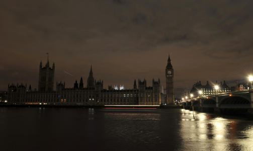 LONDON SLO AV LYSET. Foto: REUTERS/SCANPIX