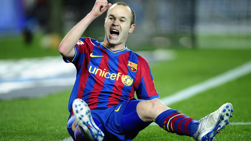 SMELL: Andres Iniesta p�dro seg en l�rskade under l�rdagens seriekamp mot Mallorca og m� st� over onsdagens mesterligaoppgj�r mot Arsenal. Foto: Scanpix/AP/Manu Fernandez