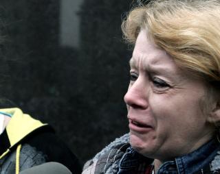 FORTVILT: Donna Stone, ekskona til militsleder David, konstaterer at eksmannens planer nesten fikk alvorlige konsekvenser. Foto:AP/Jerry S. Mendoza