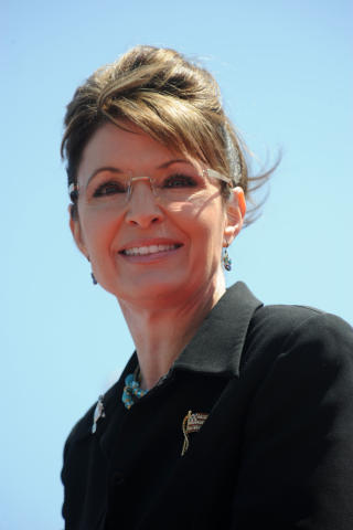 PROGRAMLEDER: Det nye TV-programmet til tidligere videpresidentkandidat  Sarah Palin har premiere p� Fox News i dag. Foto: AFP PHOTO / Robyn BECK