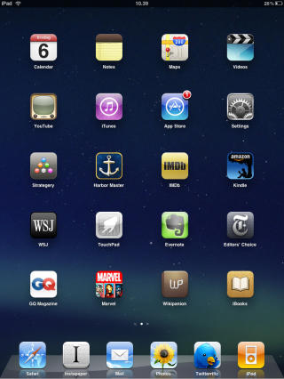 FARVEL TIL HIERARKIET: Ber�ringsskjerm og flat struktur gj�r iPad til en lek � bruke.