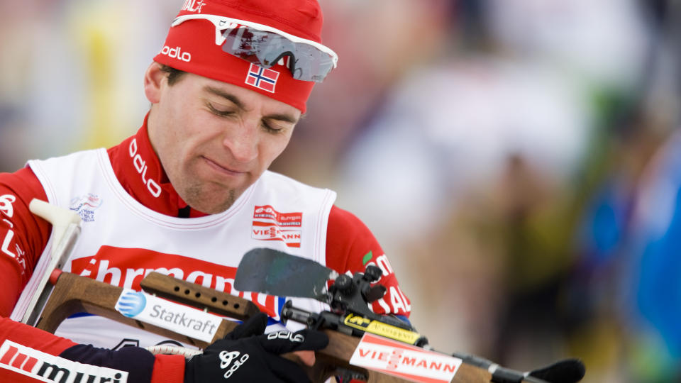 SKYTER SEG INN? Hans Martin Gjedrem havnet utenfor landslaget f�r denne sesongen, men fikk en oppreisning p� Simostranda i dag. Foto: Heiko Junge / SCANPIX