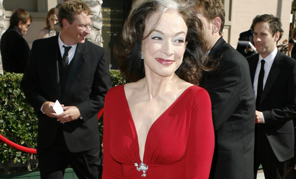 EMMY-NOMINERT: Dixie Carter fra �Frustrerte fruer� d�de i helga. Her er hun fra Emmy-utdelingen i 2007, hvor hun var nominert for rollen som svigermora til �Bree�. Foto: REUTERS/Gus Ruelas/Files