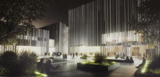 ANDREPLASS: Det danske forslaget �Urban Transition� kom p� andreplass i konkurransen om det nye Nasjonalmuseet p� Vestbanen. Foto: Statsbygg.