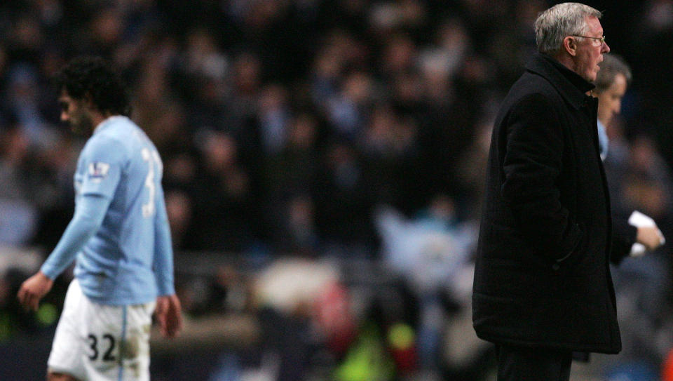 RYGG MOT RYGG: Carlos Tevez scoret to m�l mot Alex Fergusons United sist gang lagene m�ttes p� Eastlands. Foto: AP/Tim Hales