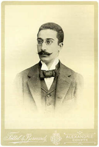 SKREV HOMOEROTISKE DIKT FOR 100 �R SIDEN: Den greske lyrikeren Konstantinos Petrou Kavafis skrev sine dikt fra den greske diasporaen i Alexandria, Egypt. Han ble f�rst kjent da diktene hans ble gitt ut etter hans d�d. Foto: WIKIMEDIA