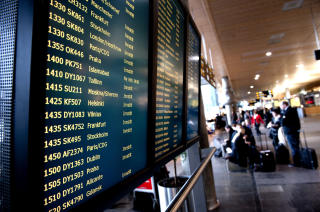 INNSTILT: Luftrommet over Norge er stengt. Foto: �ISTEIN N. MONSEN