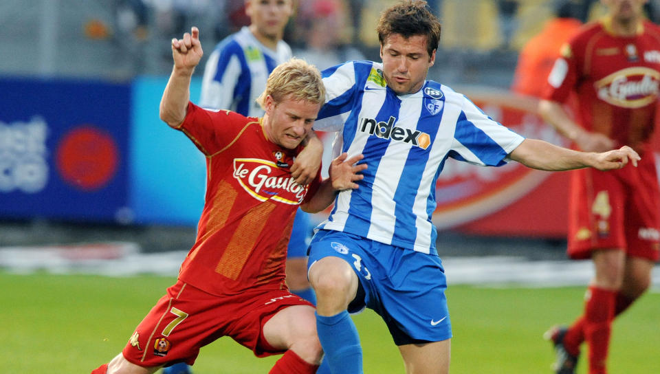 HJEM FRA FRANKRIKE: Fredrik Str�mstad forlater Le Mans og skal igjen spille for Start. Foto: AFP