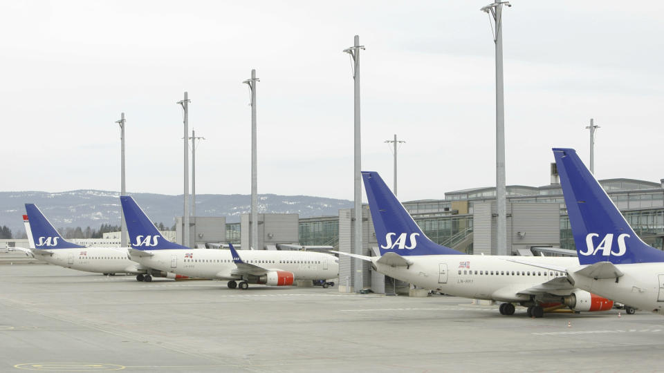 �PNER:  Oslo Lufthavn Gardermoen �pner i kveld for flyavanger, opplyser Avinor til TV2. Foto: Erlend Aas/Scanpux