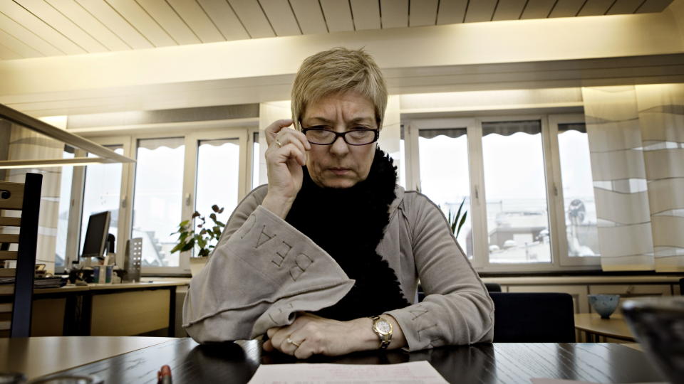SVARER P� DINE SP�RSM�L: Leder i Sykepleierforbundet (NSF) Lisbeth Normann.  
Foto: LARS EIVIND BONES/DAGBLADET