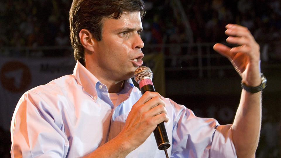 INVITERT TIL OSLO: Leopoldo L�pez. Foto: AP/Scanpix