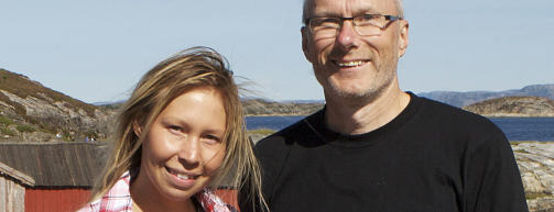 FAMILIE: Silje Trosten Johnsen og stefaren Leif Birger M�kinen f�r gjennomg� i kveldens episode. Foto: TV 2