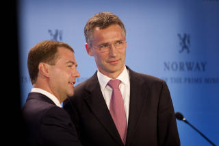ENIGE OM BARENTSHAVET: I dag ble delelinja i Barentshavet klart, og ekspertene mener Norge b�r v�re sv�rt forn�yd med avtalen som ble inng�tt med Russland. 
Foto: Jon Terje Hellgren Hansen
