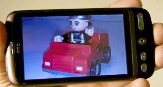 GODT KAMERA: Til mobilbruk fungerer kameraet p� HTC Desire godt. Foto: Hallvard Lunde