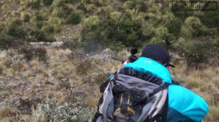SKYTEVIDEO: Bilde skrytevideo, hvor nordmenn har jaktet i New Zealand. Foto: YouTube