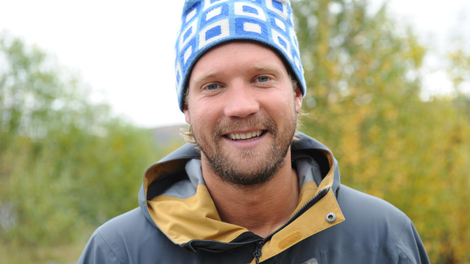 SNIPP, SNAPP, SNUTE: S� var Stig Kjos ute av kjendisversjonen av �71 grader nord�. Foto: TV Norge