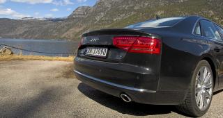 GOD UTSIKT: Til b�de A8-rumpa og norsk natur. Foto: Terje Bj�rnsen