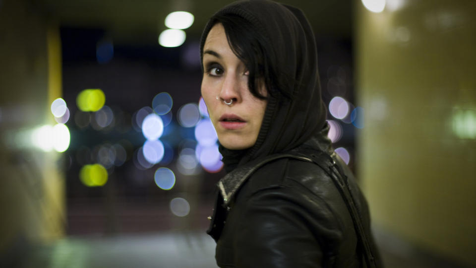 LARSSON-SUKSESS: Noomi Rapace gjorde stor suksess i rollen som Lisbeth Salander. Foto: Filmweb