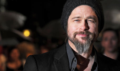 BLOMKVIST?: Brad Pitt er blant skuespillerne som nevnes i rollen som journalisten Mikael Blomkvist. Foto: AFP PHOTO/ BEN STANSALL