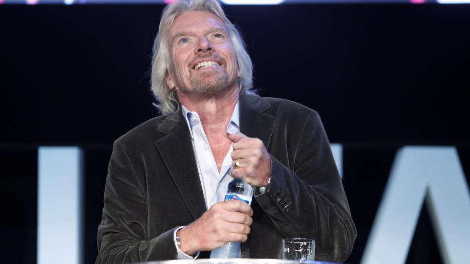 TOTAL MANNSDOMINANS: Alle de 16 internasjonalt inviterte foredragsholderne under �rets Gulltaggen var menn, en av dem Virgin-gr�nder Richard Branson. Slik var det ogs� i fjor og �ret f�r det, skriver Westerdals forskningssjef.  
Foto: Scanpix
