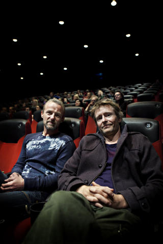 P� EGEN PREMIERE: Jo Nesb� og Henrik Mestad. Foto: NINA HANSEN