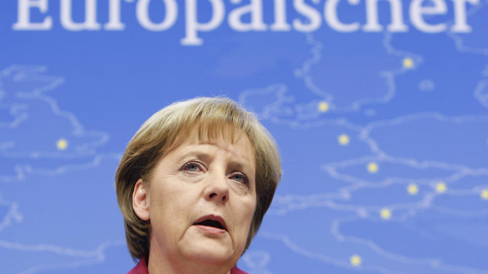 VIL STYRKE EUROEN: Forbundskansler Angela Merkel. Foto: SCANPIX/REUTERS