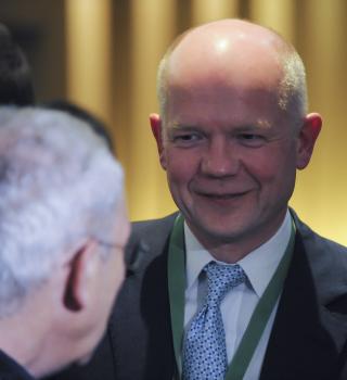 HAR PLANENE KLARE: Tory-ringrev og �utenriksminister� William Hague. Foto: EPA/Rob Evans