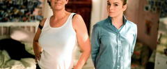 Fra filmen Freaky Friday med  Jamie Lee Curtis som Tess Coleman, og Lindsay Lohan som Anna Coleman.
Foto: Ron Batzdorff