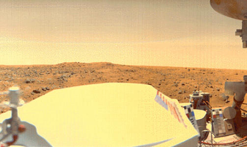 RETRO: Et bilde fra Viking 1 viser omr�det Chryse Planitia p� Mars. Foto: AP Photo/NASA/SCANPIX
