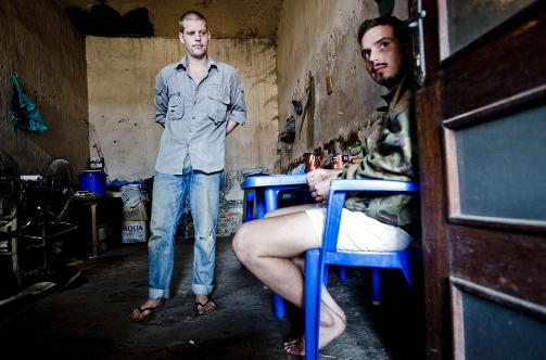 I RETTEN IGJEN: Joshua French og Tjostolv Moland skal tirsdag i retten igjen i Kongo. Foto: THOMAS RASMUS SKAUG
