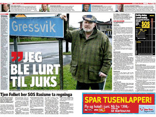 STOD FRAM: Fredrikstad-mannen Ken Jackson (54) fortalte Dagbladet om hvordan han bidro til � opprette lokkalag p� Gressvik samme �ret, en handling han i dag mener har bidratt til juks med statsst�tte.
