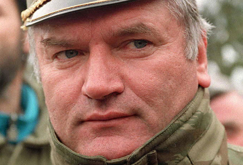 SAVNET: General Ratko Mladic, her fotografert 15. februar i 1994. Foto: PASCAL GUYOT