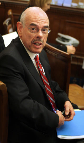 LEDER KONGRESSENS H�RING:  Demokraten Henry Waxman fra California. Foto: SCANPIX/AFP PHOTO/ Chris KLEPONIS